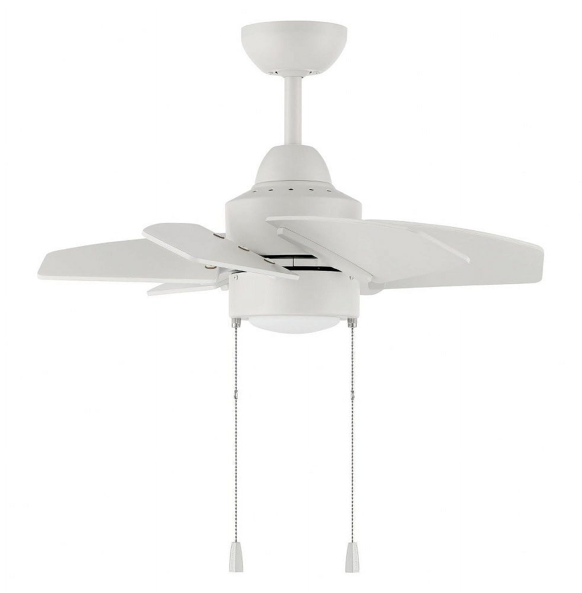 PPT24W6-Craftmade Lighting-Propel II - 6 Blade Ceiling Fan with Light Kit In Contemporary Style-24 Inche Wide