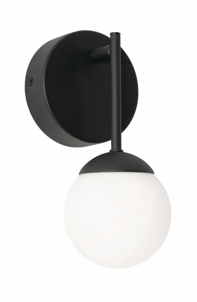 PRLS0409L30D1BK-AFX-Pearl 1- Light Wall Sconce In Contemporary-Modern-Transitional Style 9 Inches Tall And 4.25 Inches Wide