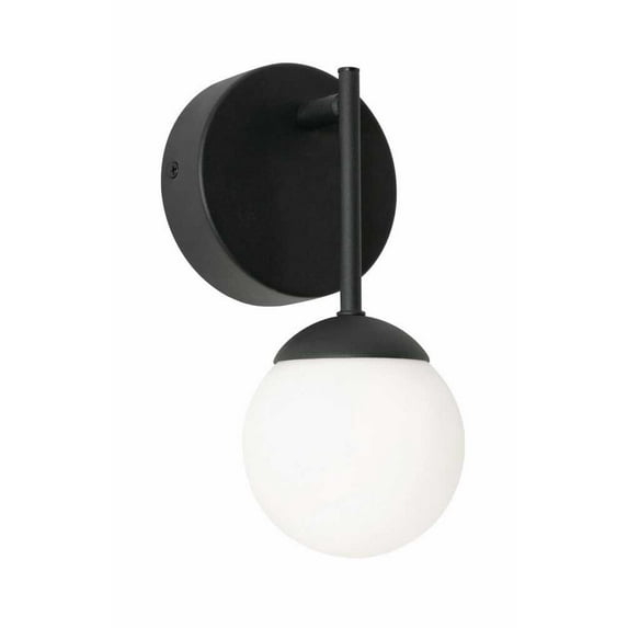 PRLS0409L30D1BK-AFX-Pearl 1- Light Wall Sconce In Contemporary-Modern-Transitional Style 9 Inches Tall And 4.25 Inches Wide