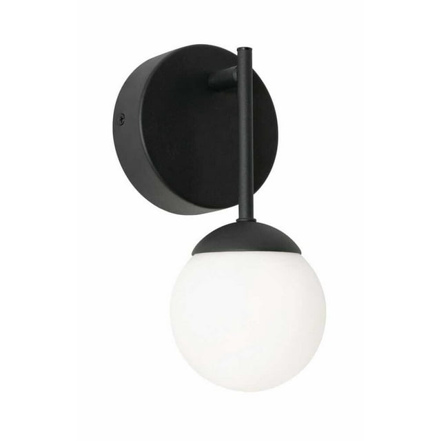 PRLS0409L30D1BK-AFX-Pearl 1- Light Wall Sconce In Contemporary-Modern-Transitional Style 9 Inches Tall And 4.25 Inches Wide