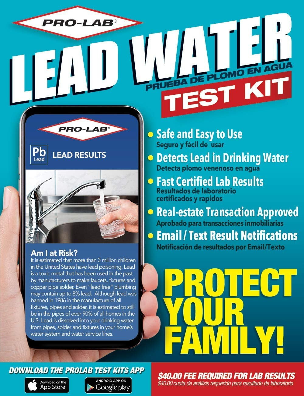Pro-Lab Lead in Water Test Kit