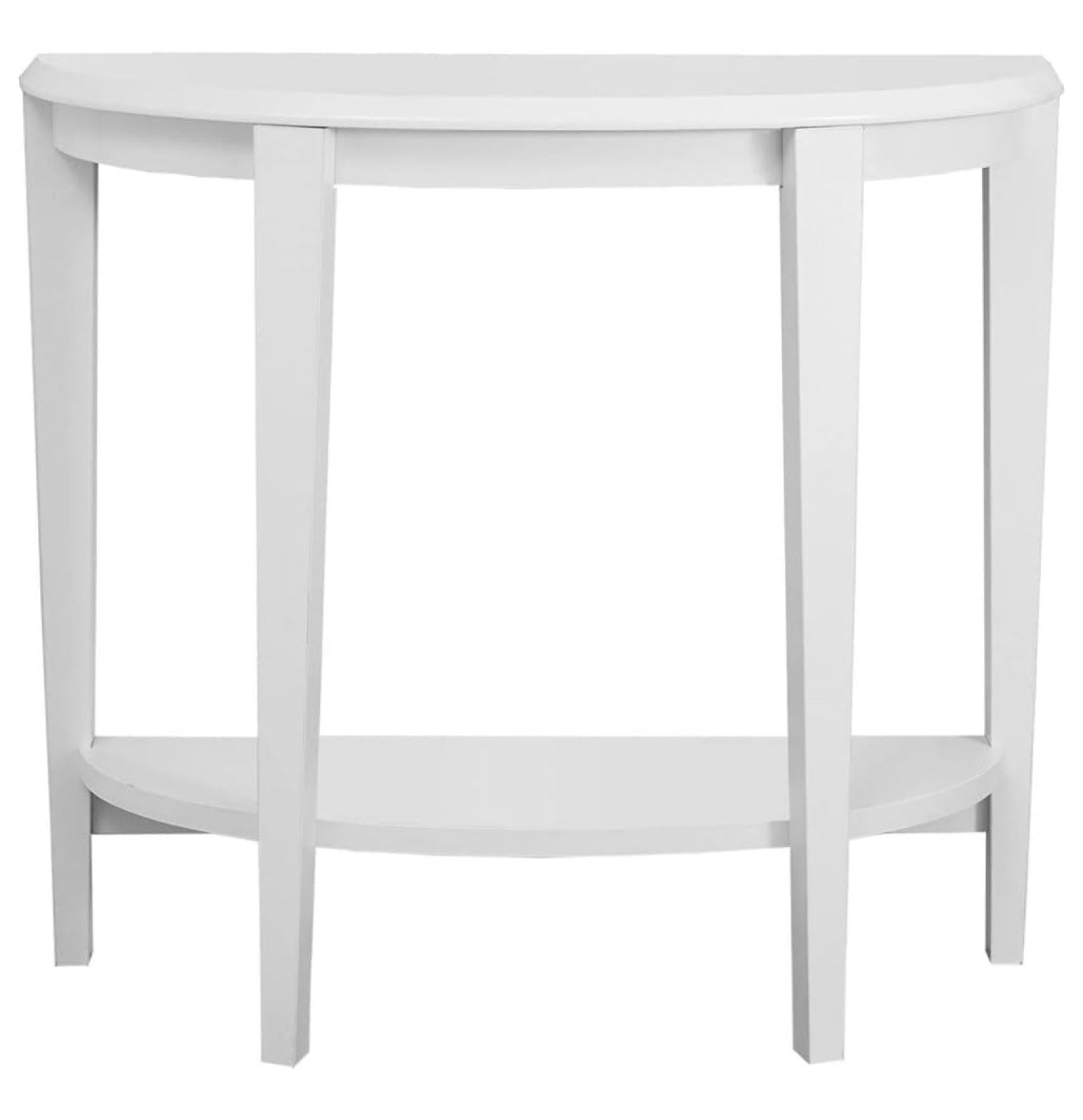 PaFagwy Console Table - Narrow Entry Table, 36” L (White)