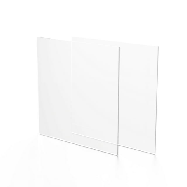 Fab Glass and Mirror Acrylic Sheet (Set of 2)