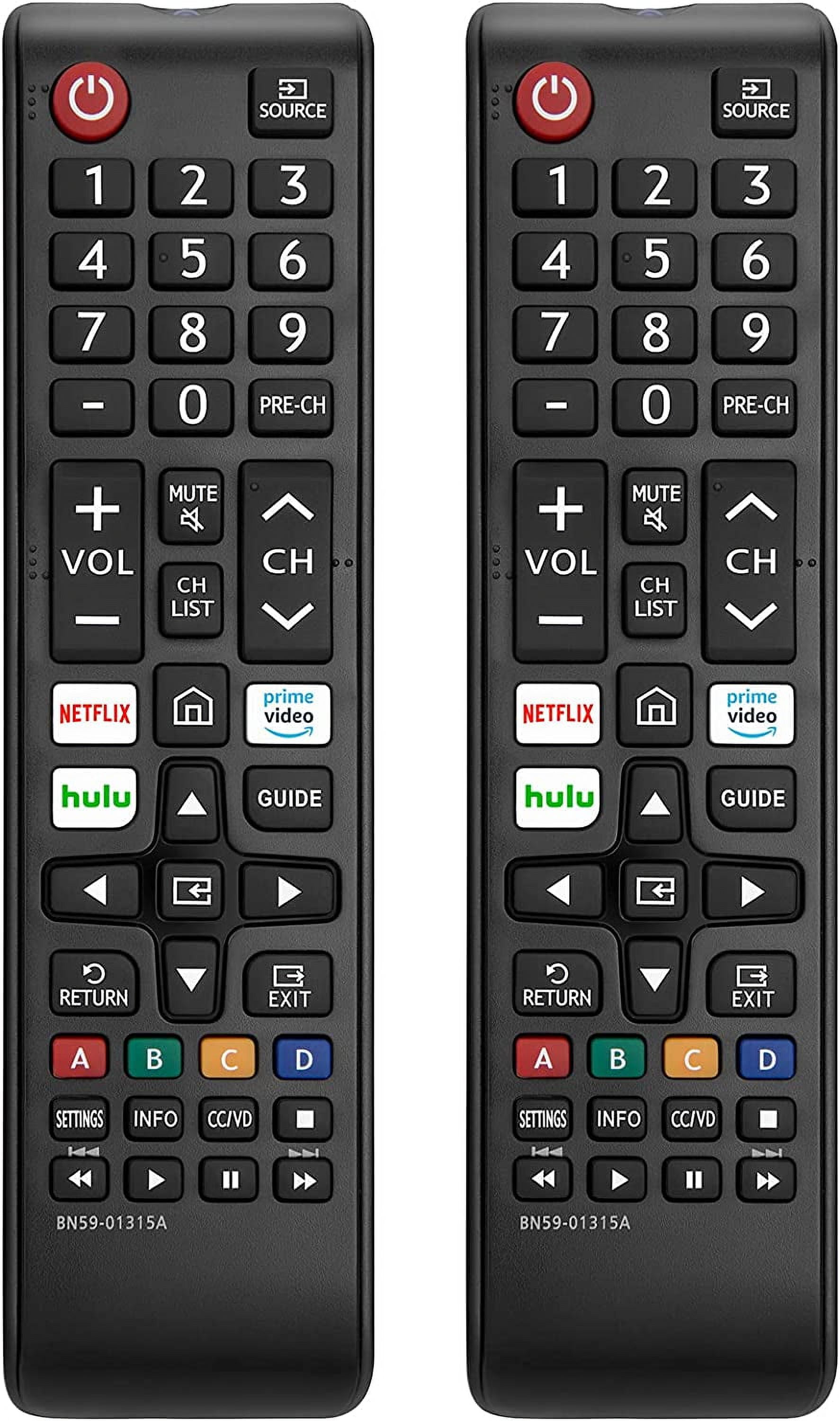 (Pack of 2)ZOUYUE Universal Remote for All Samsung TV,Compatible for All Samsung Smart TV LED LCD HD TV