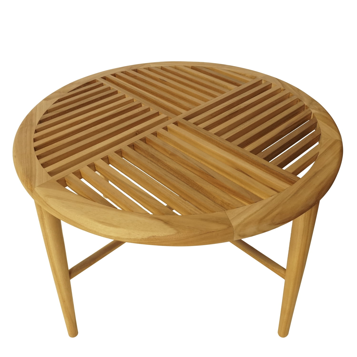 Padmas Plantation COA05 17.7 x 27.5 x 27.5 in. Coastal Coffee Table, Natural