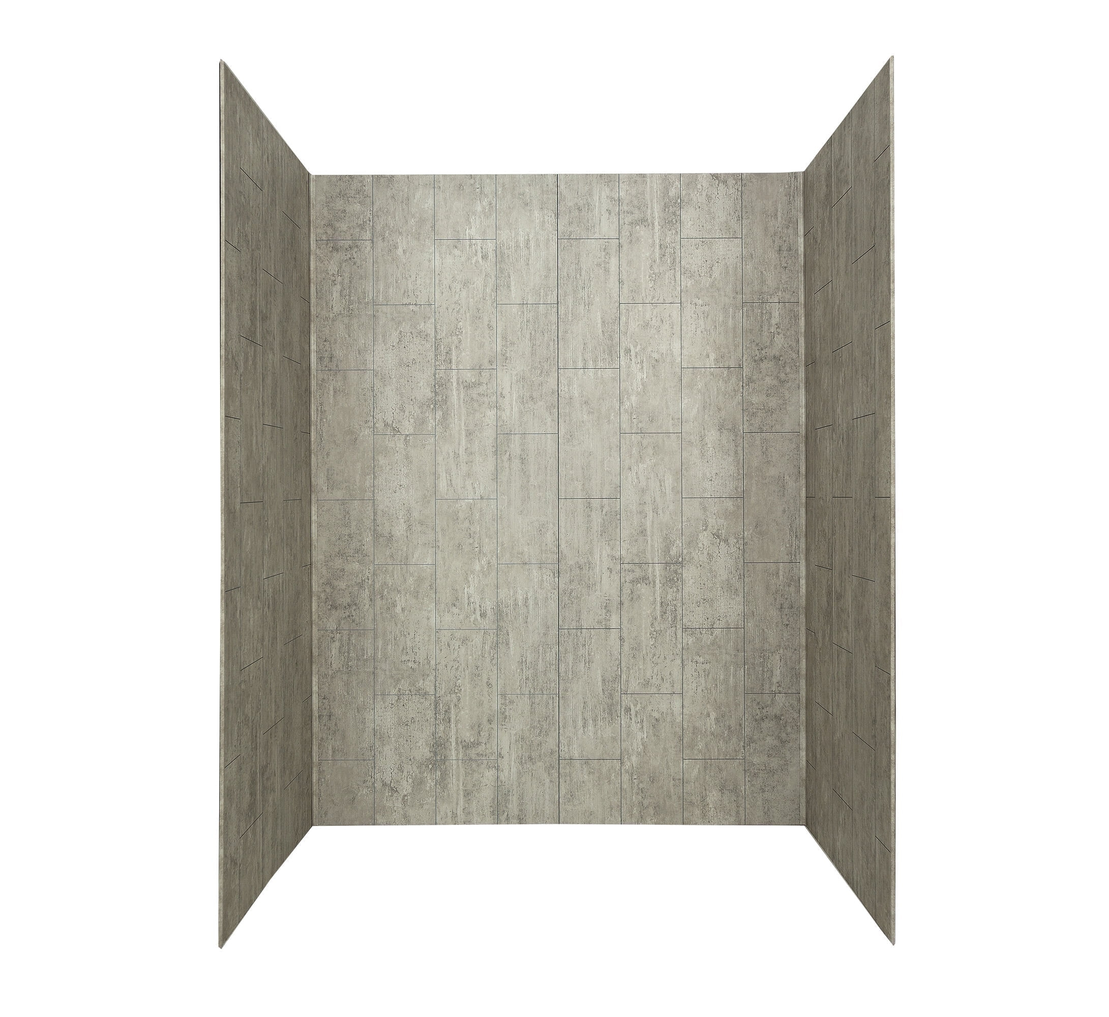 Palisade 30in x 60in x 78in Waterproof Vinyl Shower Surround Kit with Accessories in Wind Gust