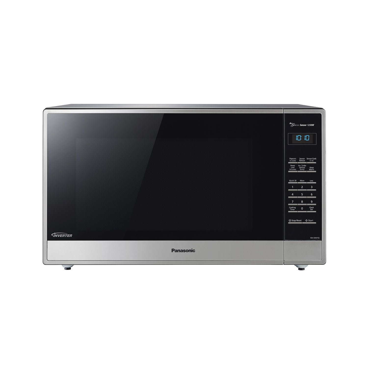 Panasonic 2.2 cu ft Countertop Microwave Oven in Stainless Steel