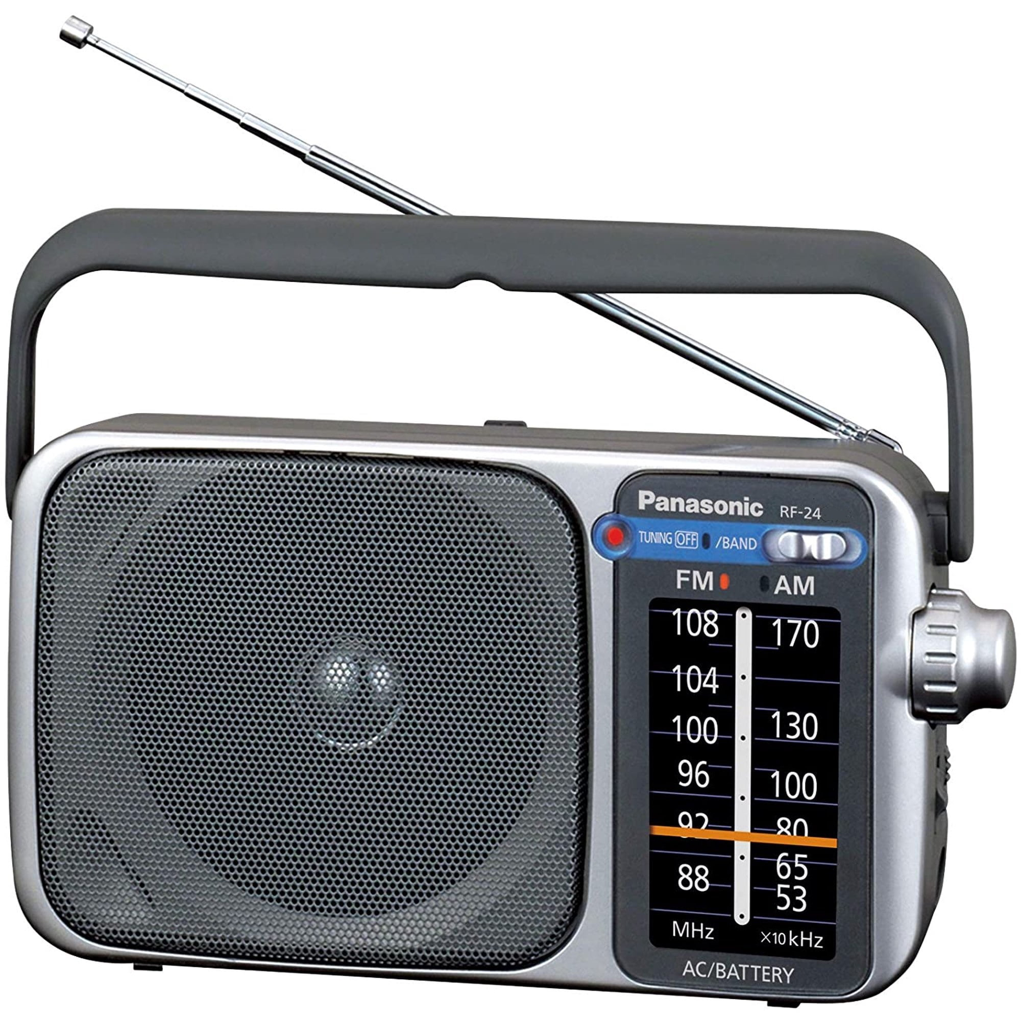 Panasonic® AM/FM AC/DC Portable Radio in Silver