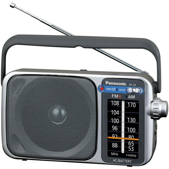 Panasonic® AM/FM AC/DC Portable Radio in Silver