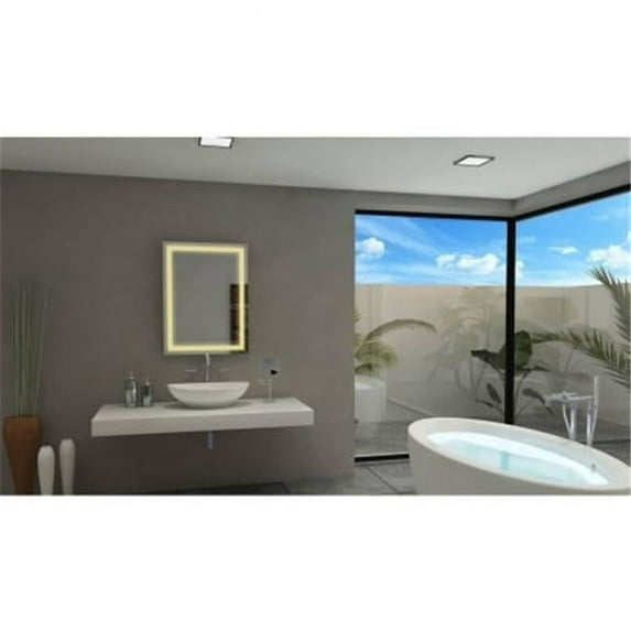 Paris Mirror HARM70323000 70 x 32 in. Harmony Lighted Bathroom Mirror with 3000K