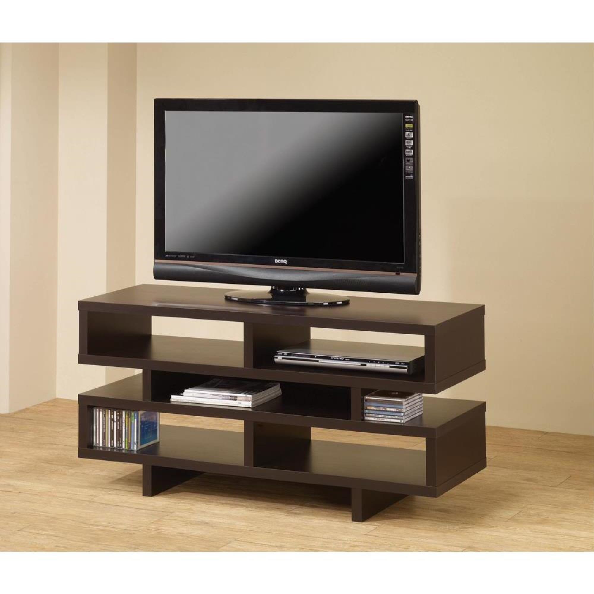 Parker 5 Shelf TV Stand for TVs up to 55" Cappuccino Brown - Coaster