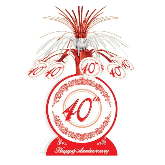 12 Pack Beistle 40th Anniversary Centerpiece