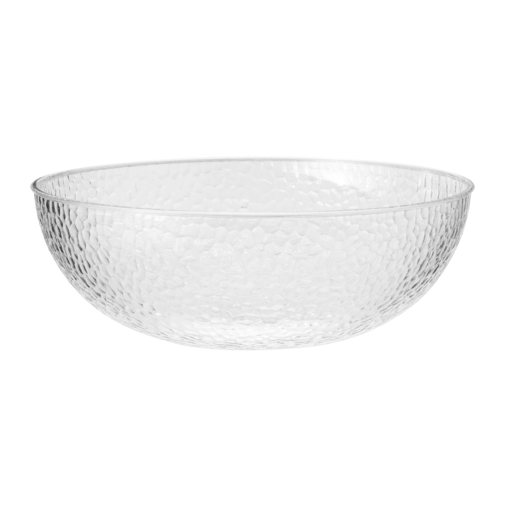 6 Count Bulk Pack Clear Pebble 160 oz Plastic Bowls