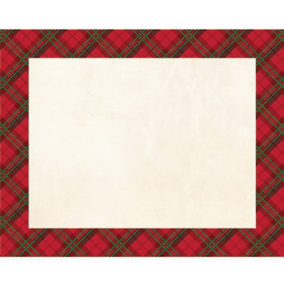 Partypro 325449 Holiday Plaid Placemats