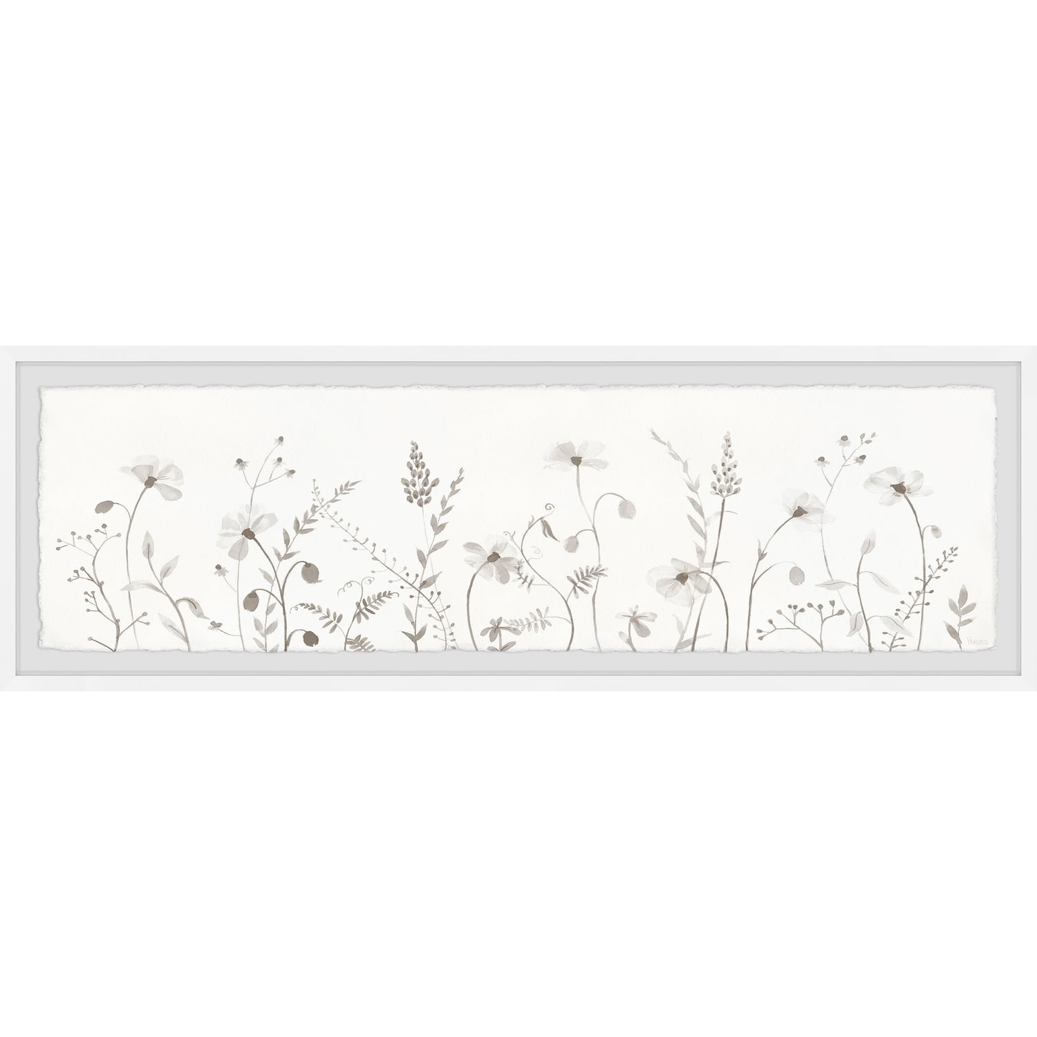 Parvez Taj Mixed Flowers Framed Painting Print