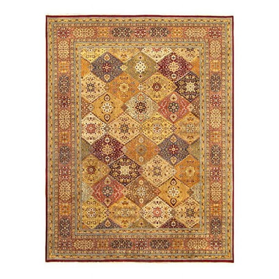 Pasargad Home Baku Collection Hand-Knotted Wool Area Rug  11' 5" X 17' 7"