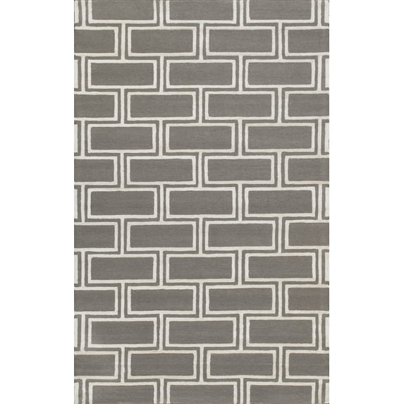 Pasargad Hand Tufted Viscose Geometric Rug