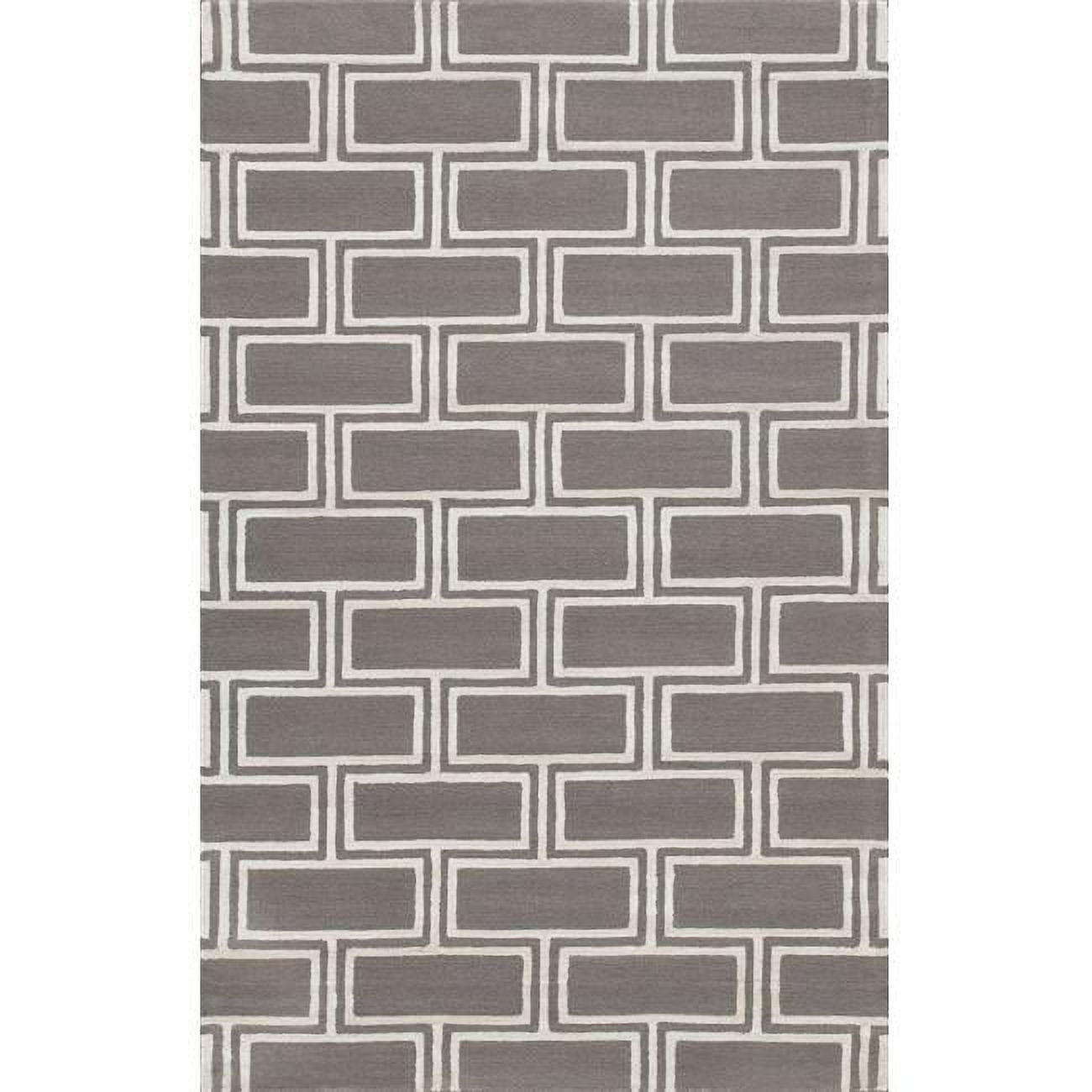 Pasargad Hand Tufted Viscose Geometric Rug