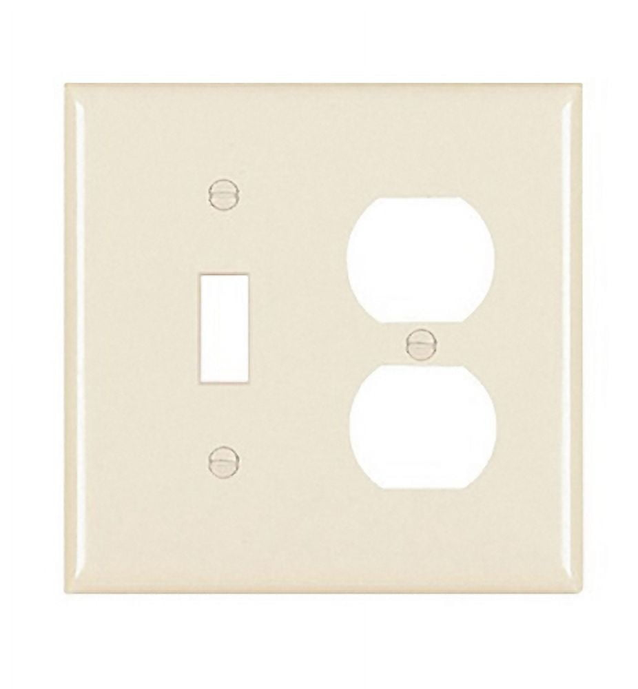 Pass & Seymour TP18LACC12 1 Toggle Wall Plate, 2 Gang, Light Almond