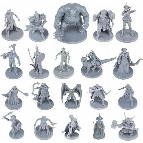 Path Gaming Fantasy Tabletop Miniatures for Dungeons and Dragons Miniatures, 20 Piece Pack