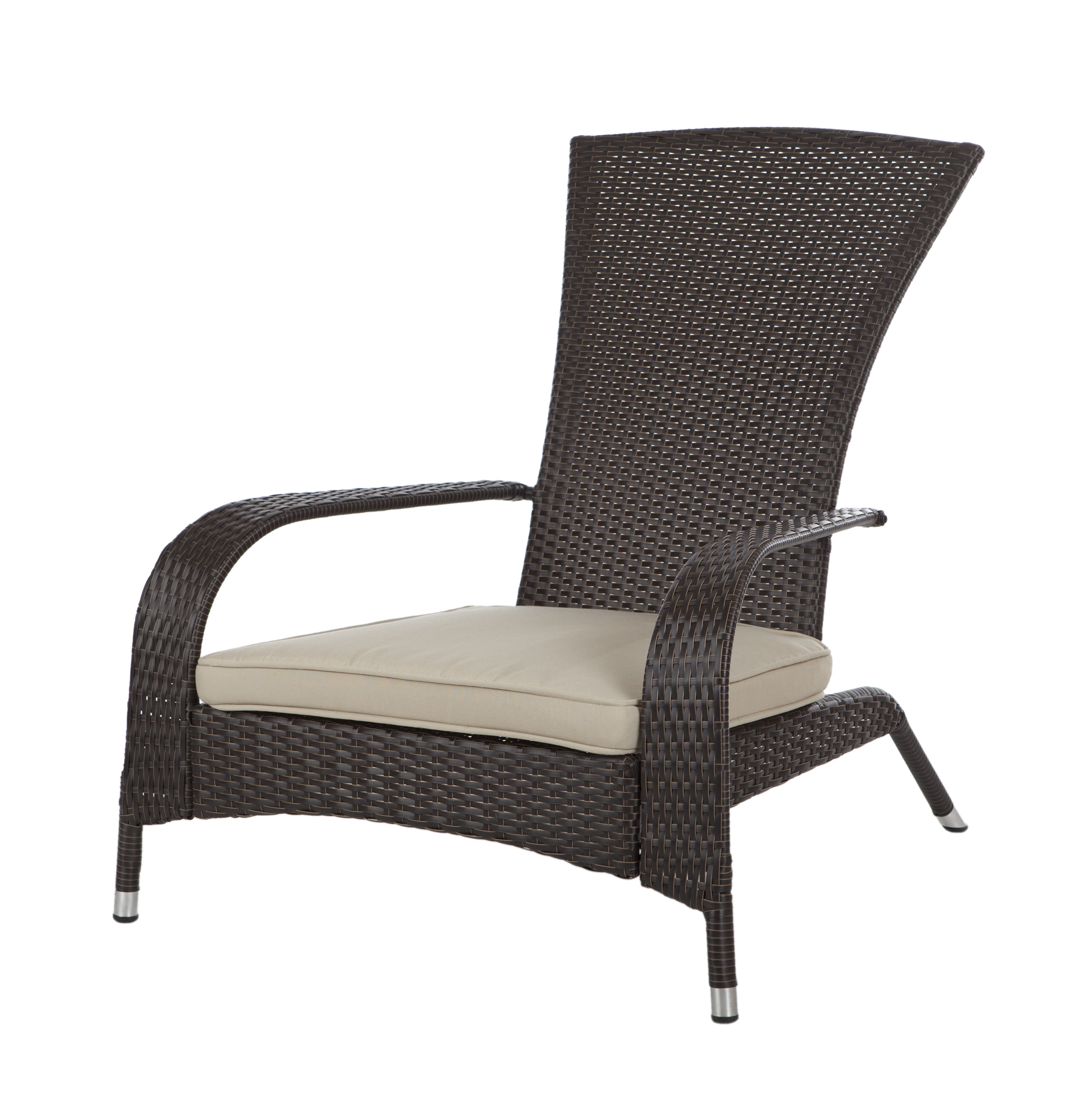 Balkene HomeCoconino Wicker Chair-Finish:Mocha/Beige