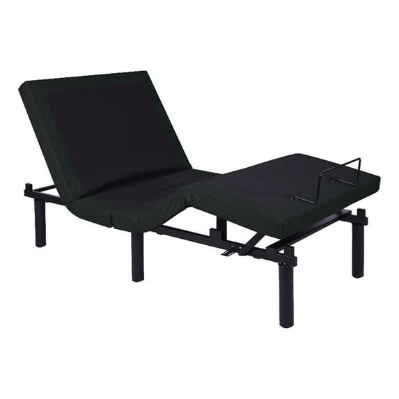 Patz Metal Black 2 Motor King Adjustable Bed & USB Outlet & 3 Pre-sets