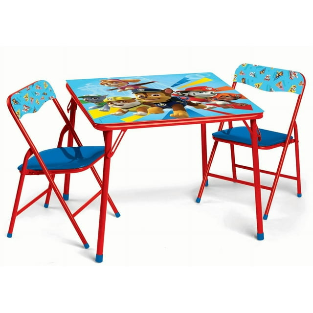 Paw Patrol Child 3-Piece Table and Chairs Set, Red