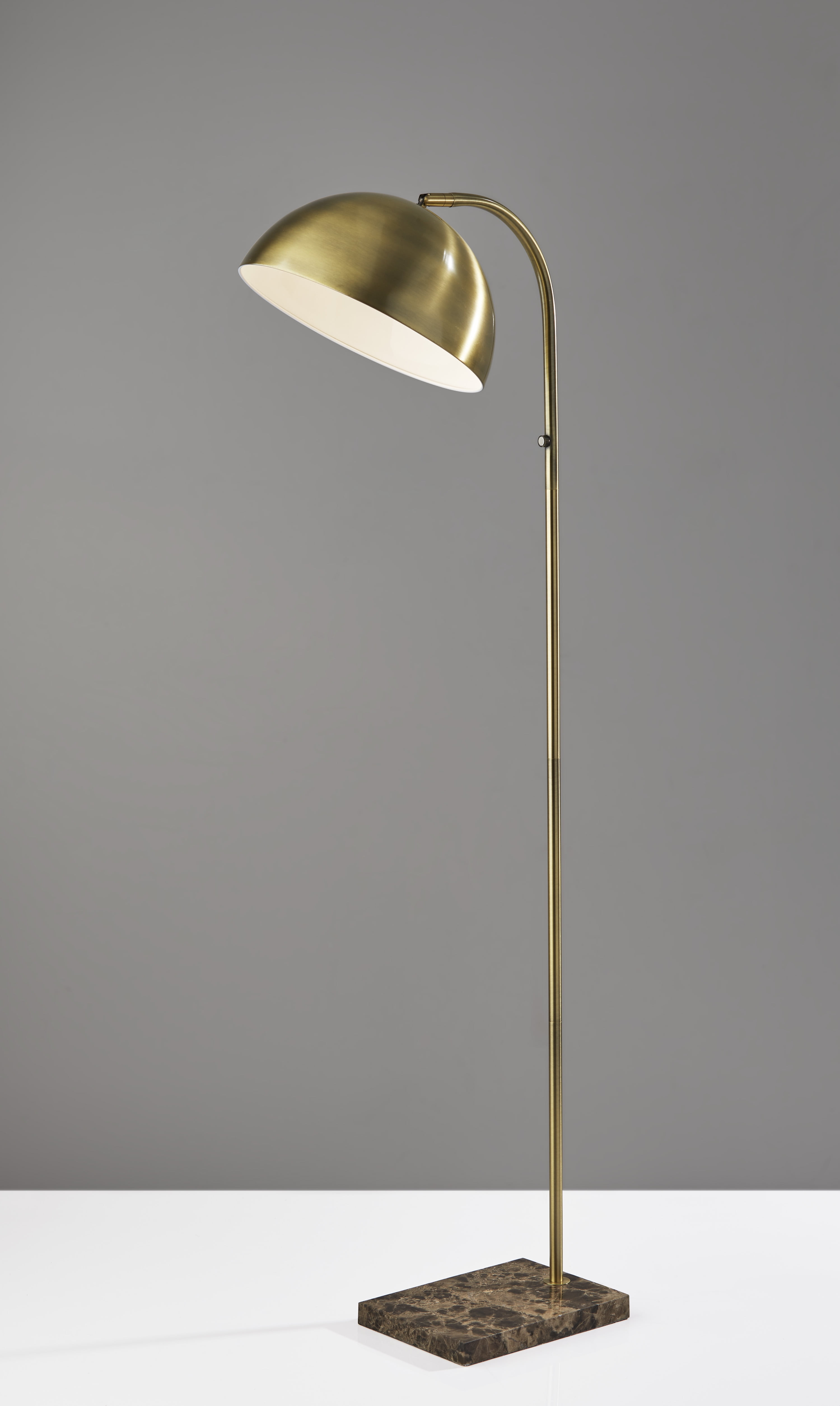 Paxton Floor Lamp with Antique Brass Finish