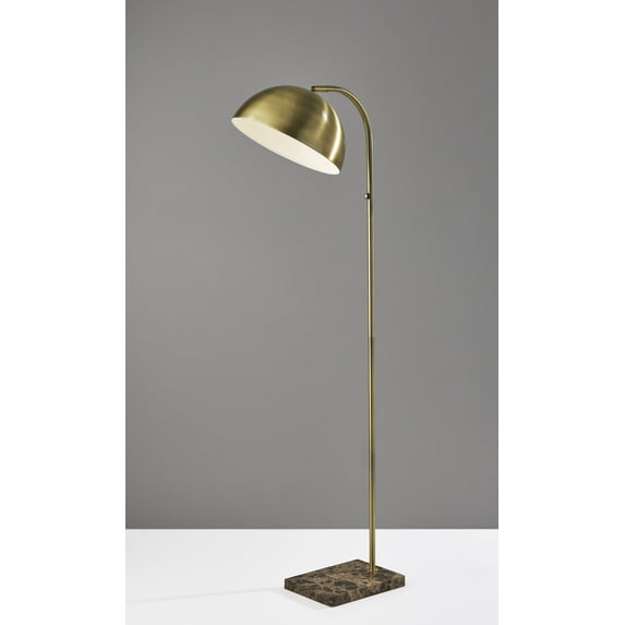 Paxton Floor Lamp with Antique Brass Finish