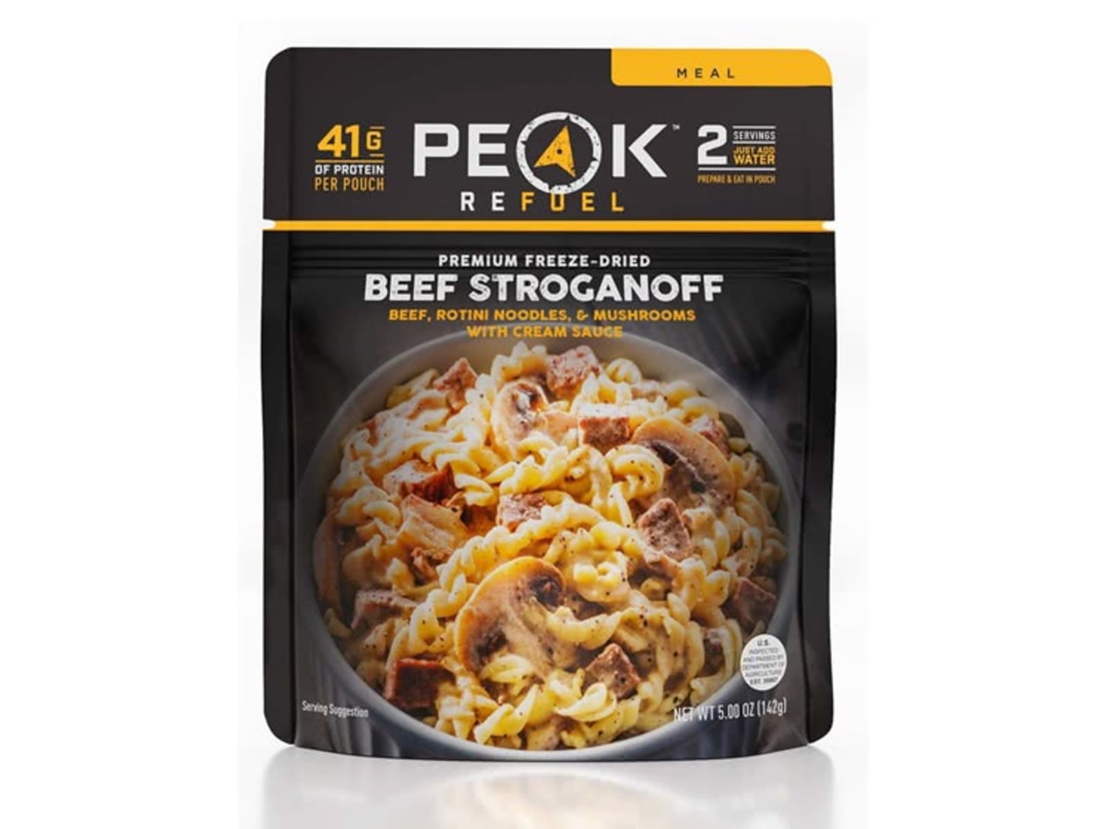 Peak Refuel Beef Stroganoff | Freeze Dried Backpacking and Camping Food | Amazing Taste | High Protein | Real Meat | Quick Prep Meals