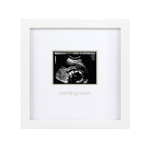 Pearhead "Coming Soon" Sonogram Frame, White
