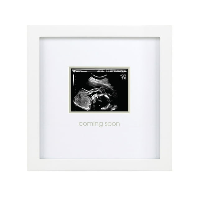 Pearhead "Coming Soon" Sonogram Frame, White