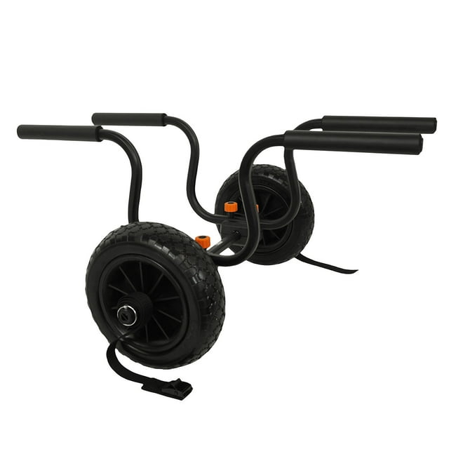 Pelican, Deluxe Cart for Canoe, Kayak and SUP, Black