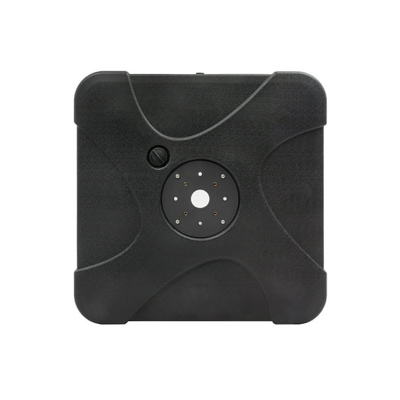 Pellebant 230 LBS Patio Cantilever Umbrella Base Weight, Offset Outdoor Umbrella Base Sand/Water Filled Weighted Stand, Black