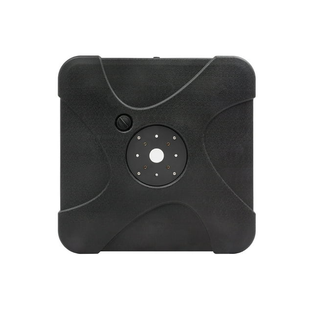 Pellebant 230 LBS Patio Cantilever Umbrella Base Weight, Offset Outdoor Umbrella Base Sand/Water Filled Weighted Stand, Black