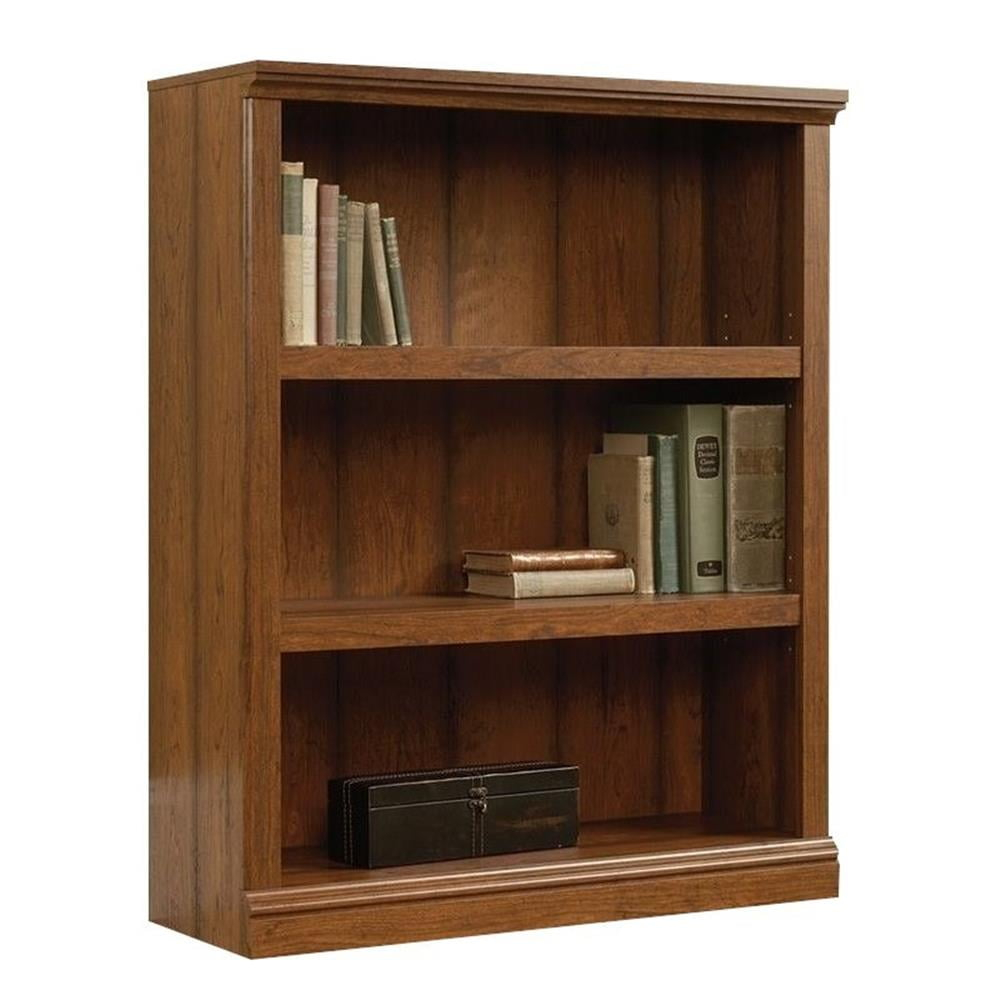 Sauder Select 3 Shelf Bookcase, Washington Cherry Finish