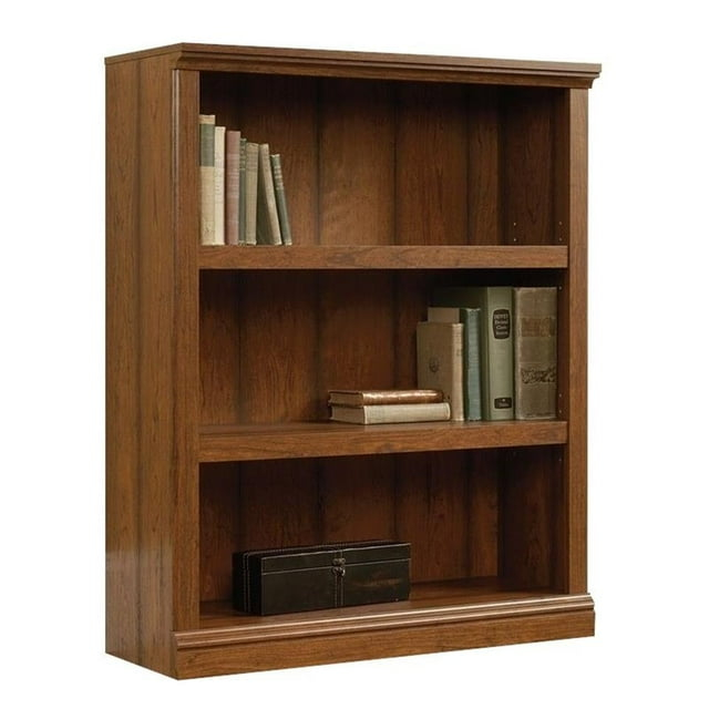 Sauder Select 3 Shelf Bookcase, Washington Cherry Finish