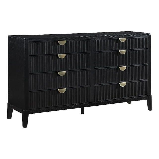 Coaster Brookmead 8-drawer Rectangular Wood Bedroom Dresser Black