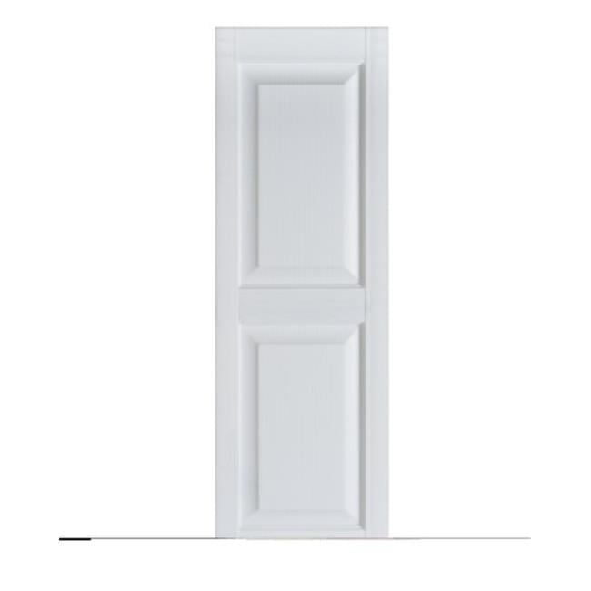 Perfect Shutters IR521559049 Premier Raised Panel Exterior Decorative Shutters, Paintable - 15 x 59 in.