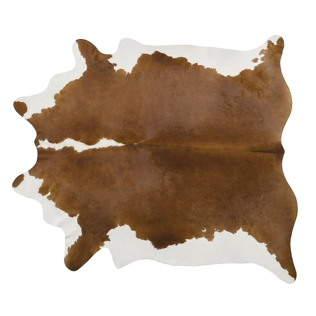Pergamino  Hereford Cowhide Rug Brown 8' x 6' 6' x 9'