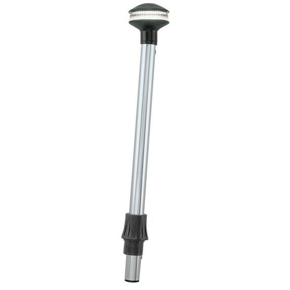Perko 1440DP5CHR Inland-Series Reduced Glare White All-Round Pole Light - 42" Height, 0° Rake
