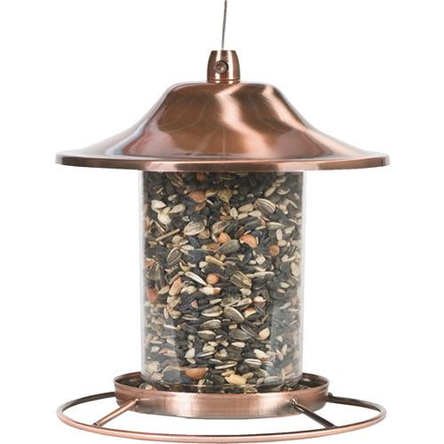Perky-Pet Wild Bird 4.5 lb Metal/Plastic Panorama Bird Feeder 2 ports
