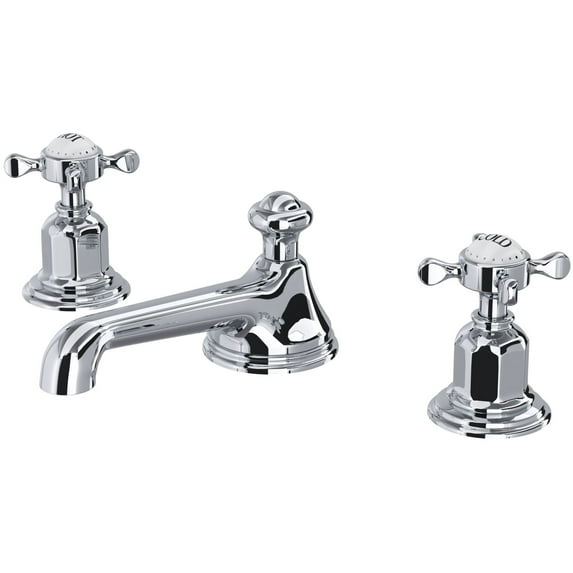 Edwardian Widespread Lavatory Faucet With Low Spout