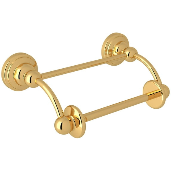 Edwardian Toilet Paper Holder With Lift Arm