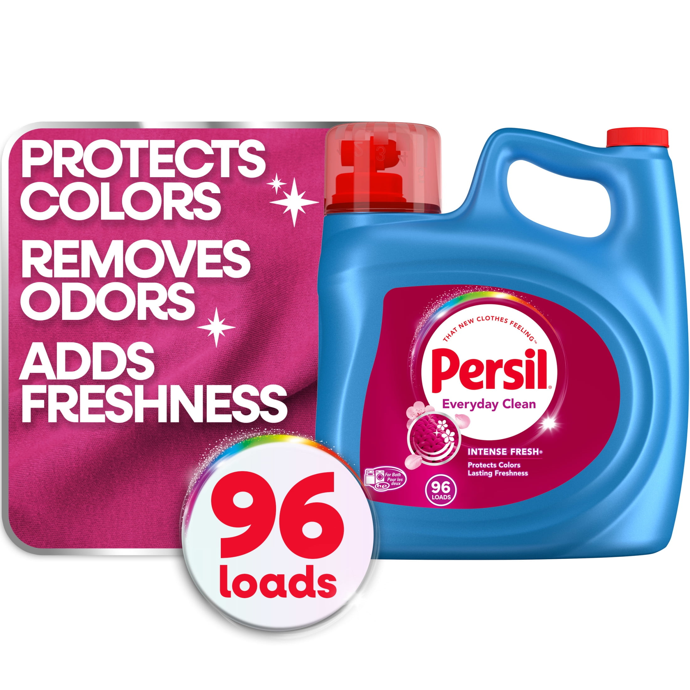 Persil Liquid Laundry Detergent, Intense Fresh, 150 fl oz, 96 Loads