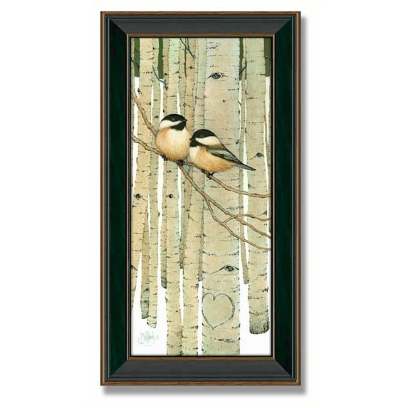 Personal-Prints Love Birds Framed Canvas Art
