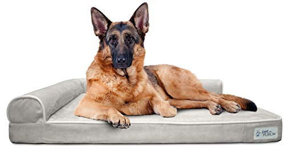 PetFusion Orthopedic Dog Bed | CertiPUR-US Memory Foam | Medium / Large & XL