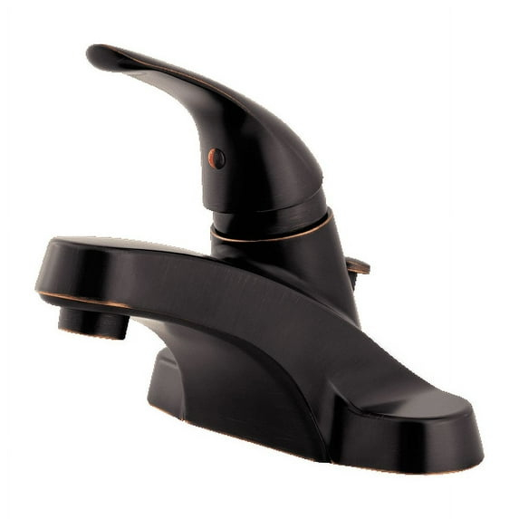 Pfirst Centerset Bathroom Faucet with Drain Assembly