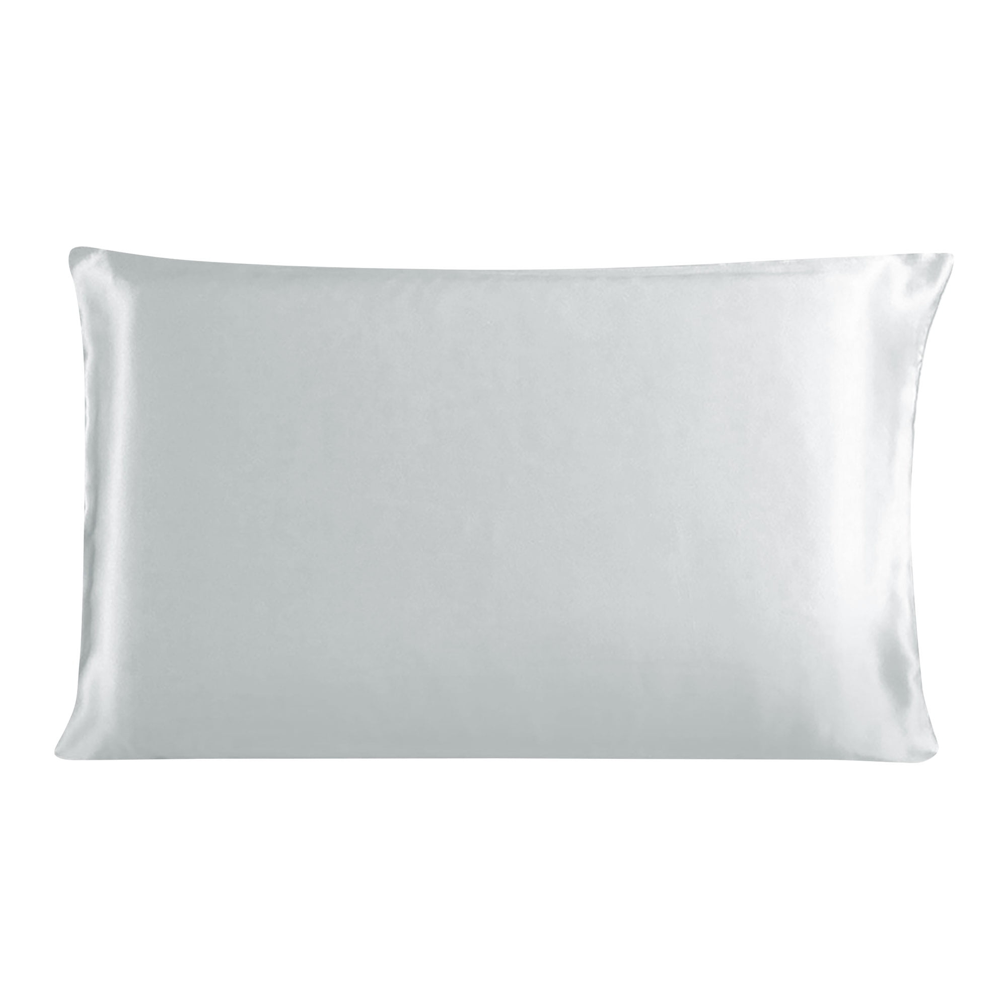 PiccoCasa 19 Momme Silk Pillowcase for Queen Size Pillow, Silver Gray, 20"x30"
