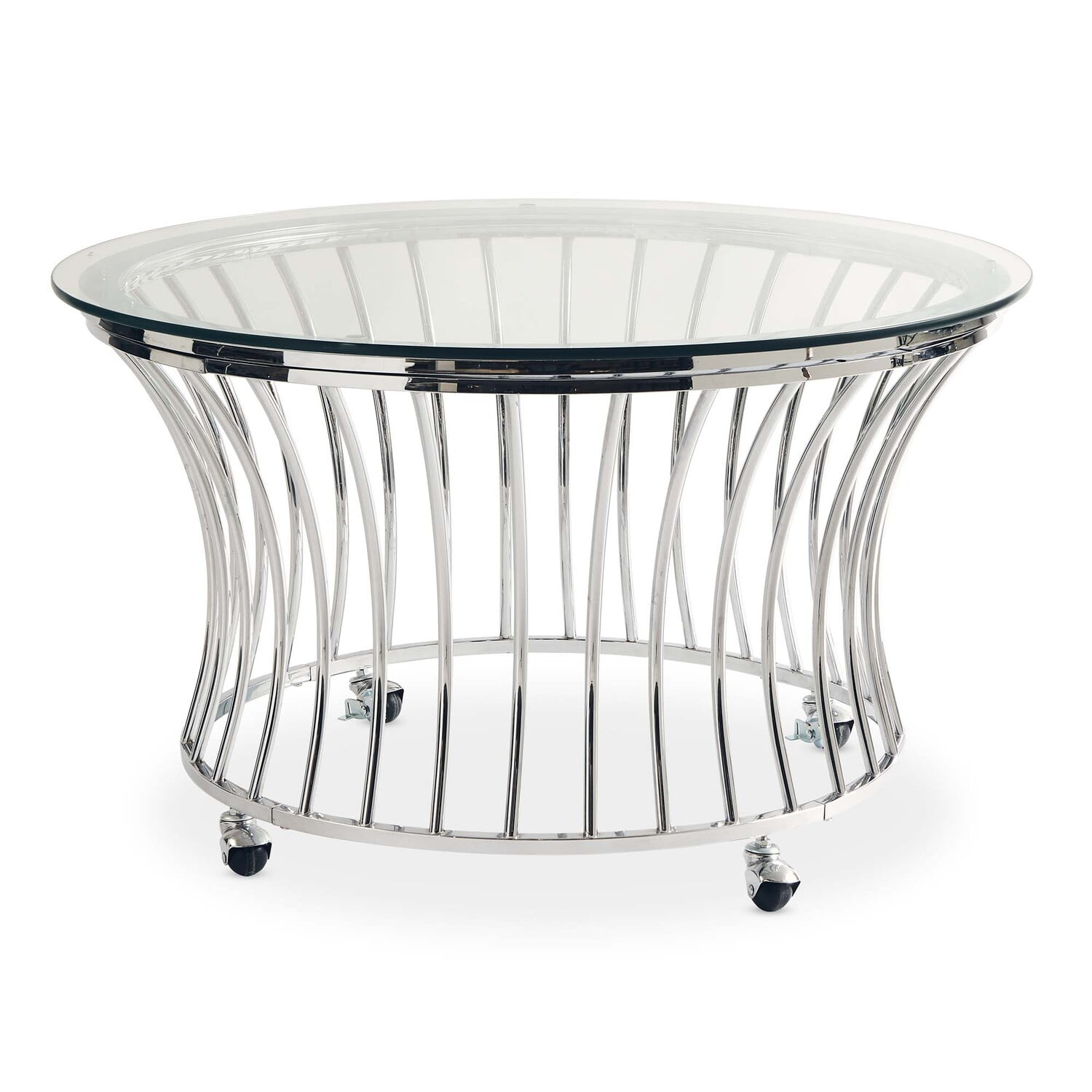 Astoria Coffee Table Chrome - Picket House Furnishings